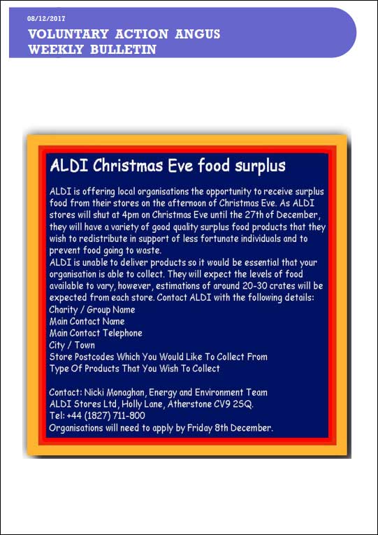 Front of the December 8th Bulletin
