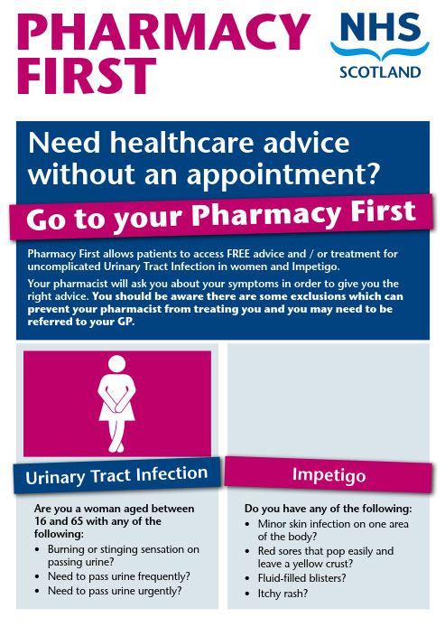 Pharmacy First Poster