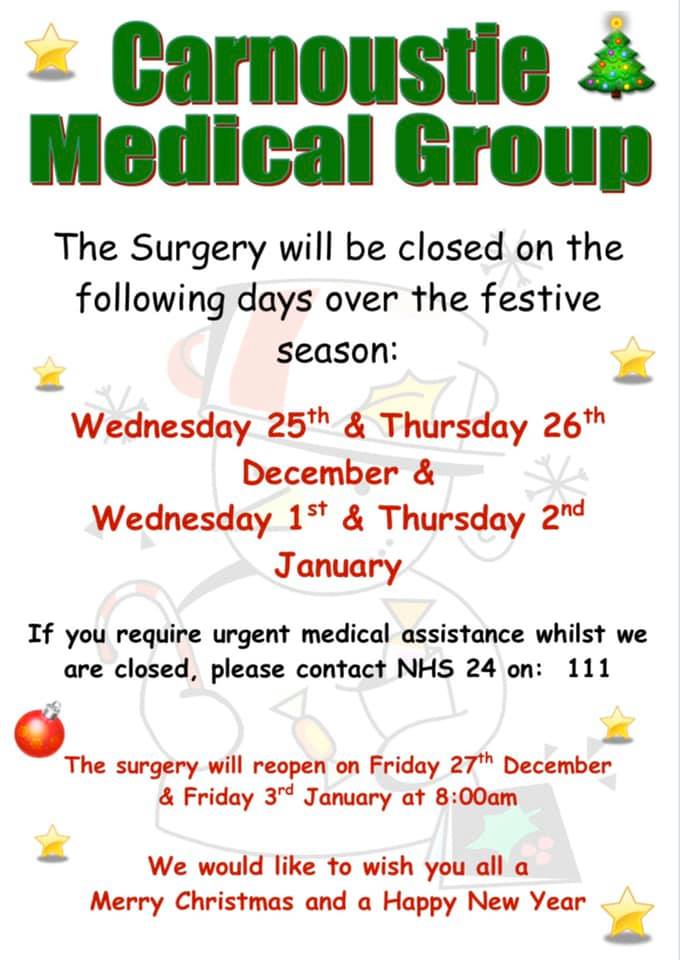 Festive Closures poster